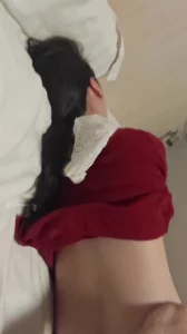 全程露脸，少妇穿着红色衣服被无情爆操封面图